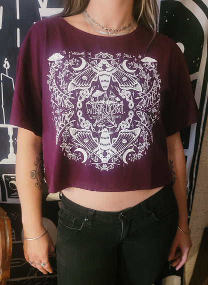 Mystic Midnight - Crop Top Bordeaux