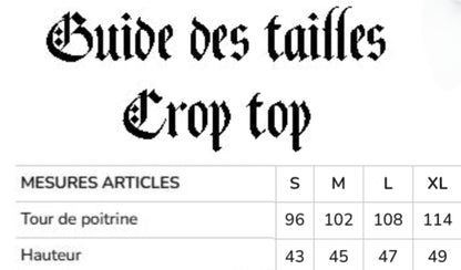 Crop top Cabane de BabaYaga - (précommandes)