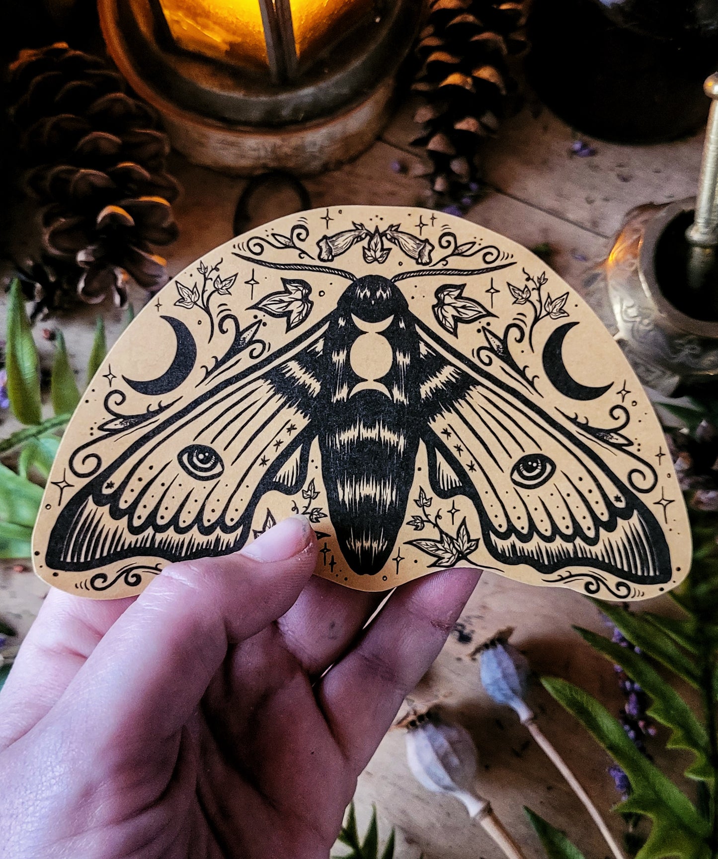 Autocollant Mystic Midnight Moth