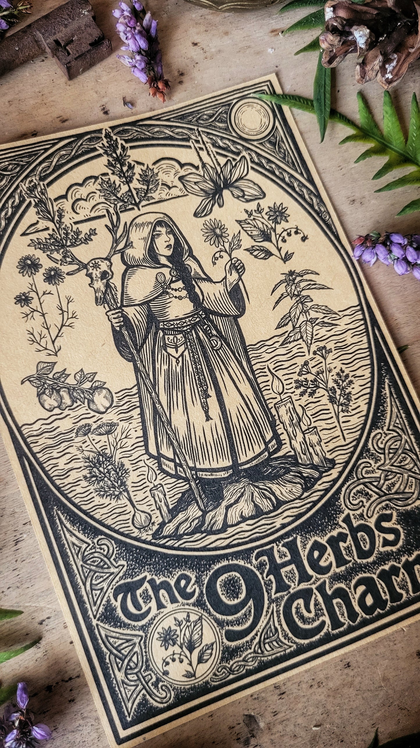 Autocollant Charme des 9 Herbes