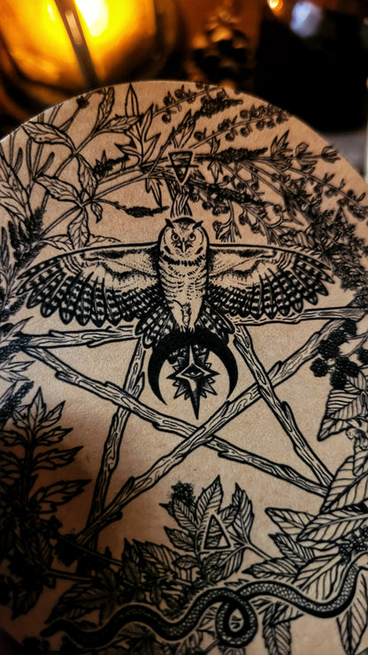 Autocollant Pentacle de l'Herboriste