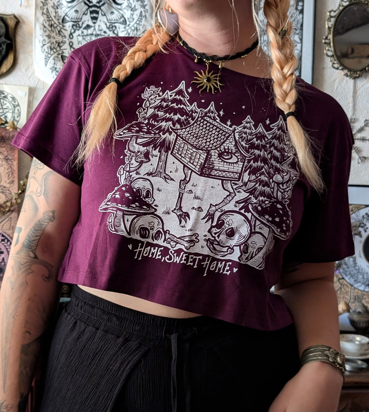 Crop top Cabane de BabaYaga - (précommandes)
