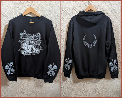 Sweats sans capuches Baba Yaga - 2 illu au choix - (précommandes)