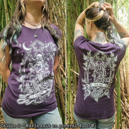 La Papesse - Tee-shirt "Kat" violet (Taille M et L)