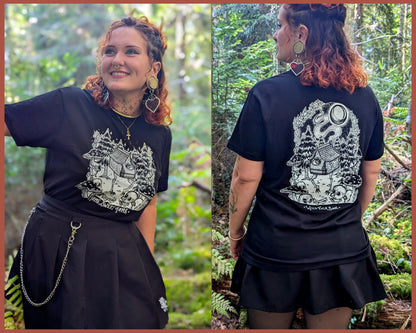 Tee-shirts unisexes Cabane de BabaYaga - (précommandes)