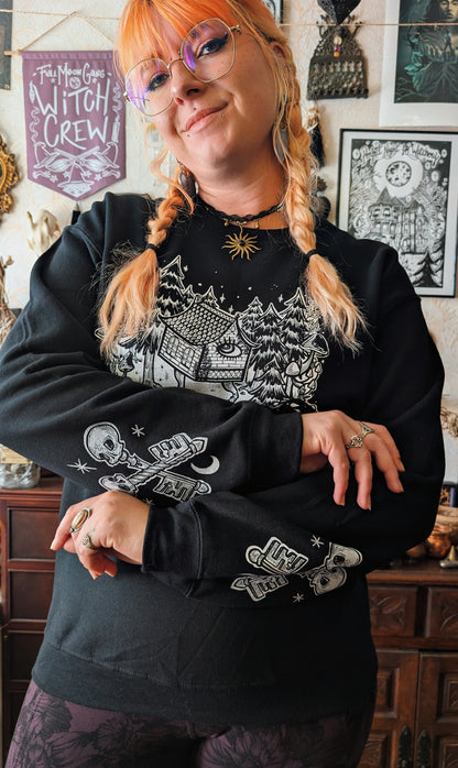 Sweats sans capuches Baba Yaga - 2 illu au choix - (précommandes)