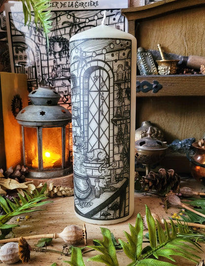Bougie pilier - L'Atelier de la Sorcière