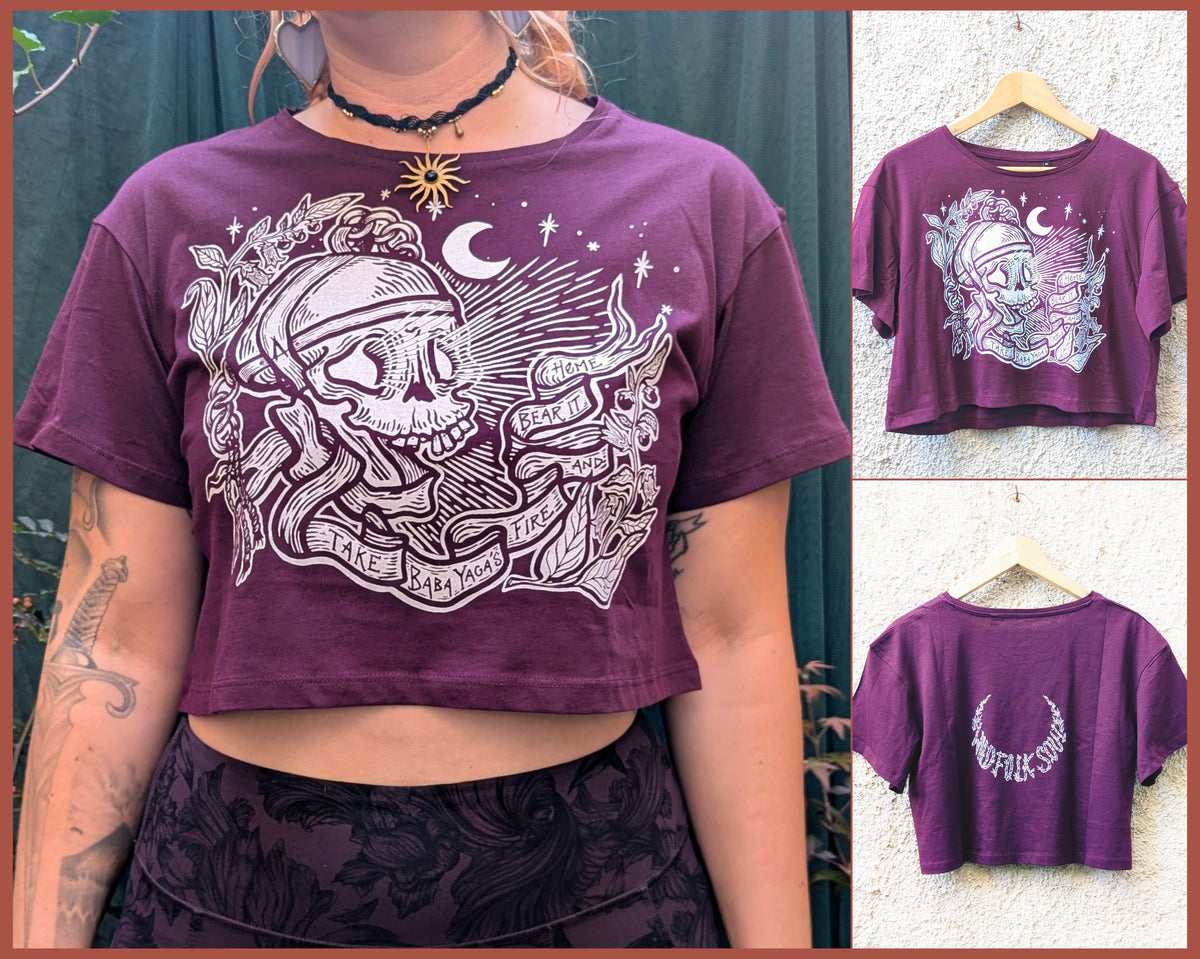 Crop top Lanterne crâne de BabaYaga - (précommandes)