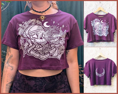 Crop top Lanterne crâne de BabaYaga - (précommandes)