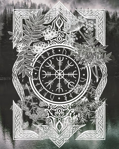Précommande Sweat à capuche - Runes & Roots - 2 coloris au choix - Frais de port comprit