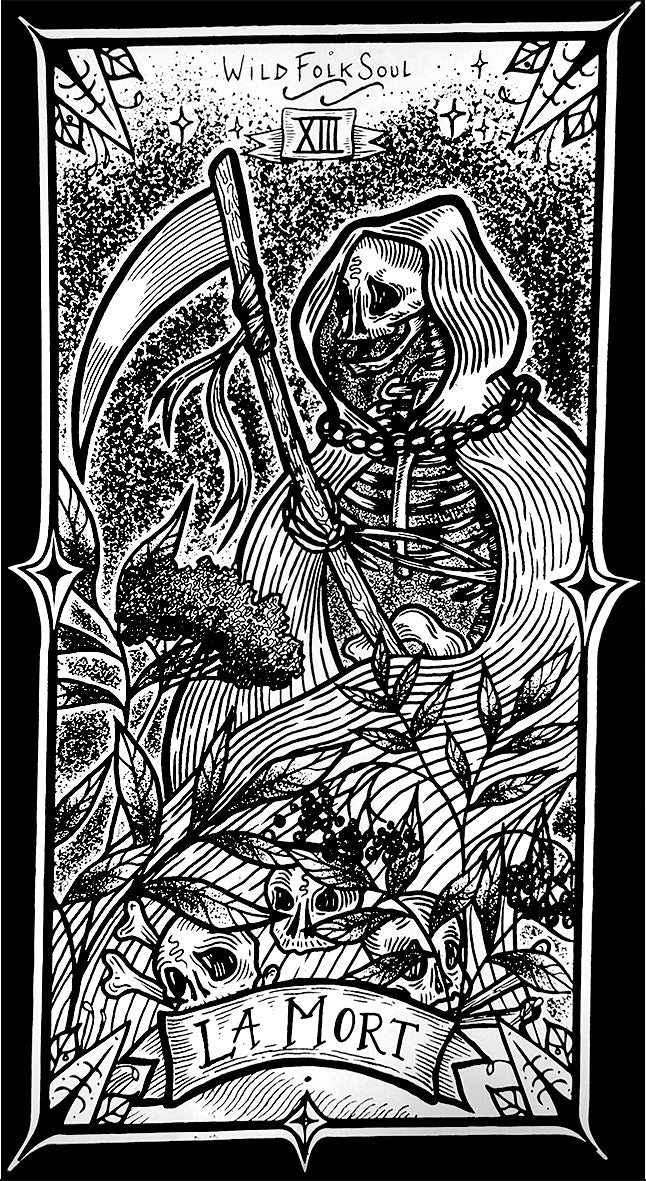 Arcane de Tarot La Mort - Tablier de cuisine