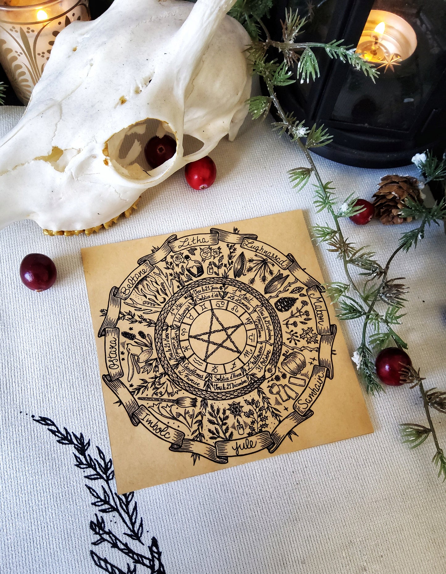 Autocollant Roue de l'année