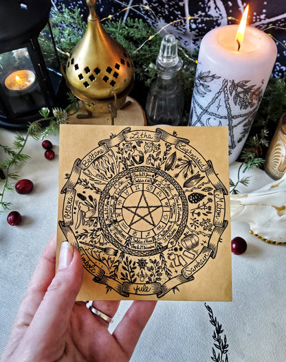 Wheel of the Year Sticker