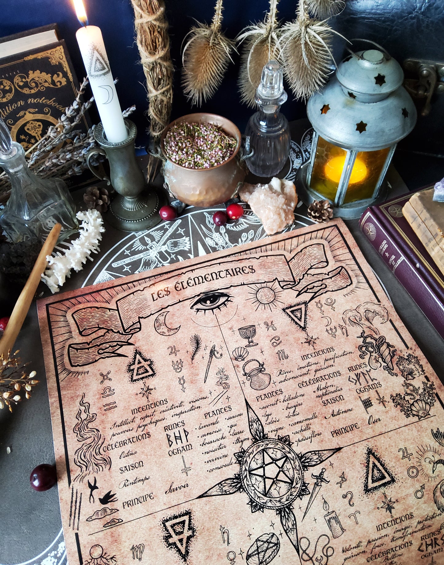 Affiche Les Élémentaires A3