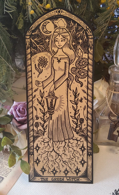 Autocollant Green Witch
