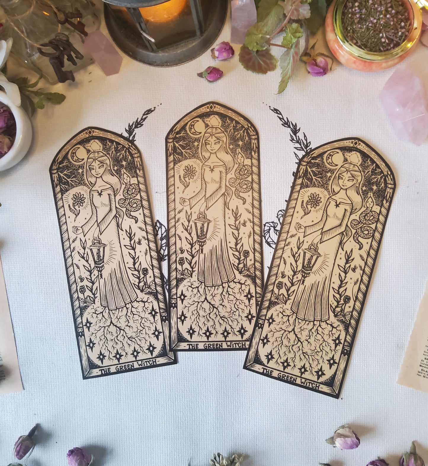 Autocollant Green Witch