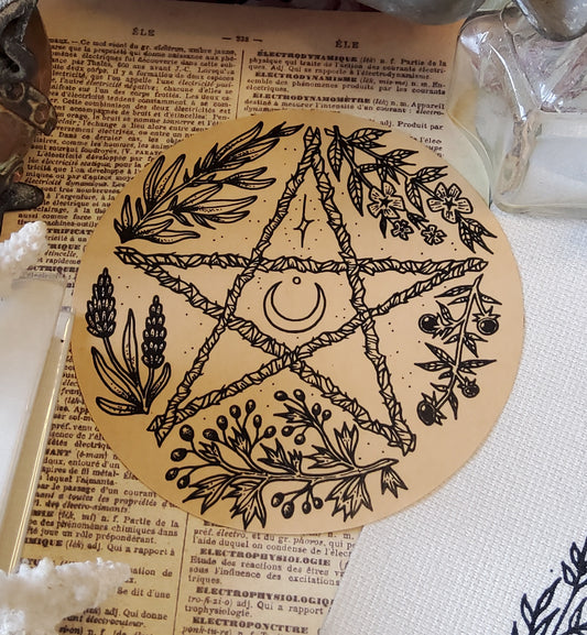 Autocollant Herbal Pentacle