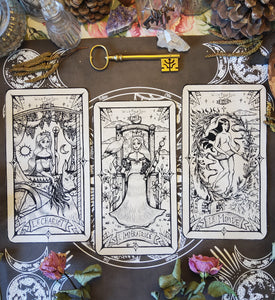 Tarot Card Sew-on Patches - The Chariot, The Empress, The World