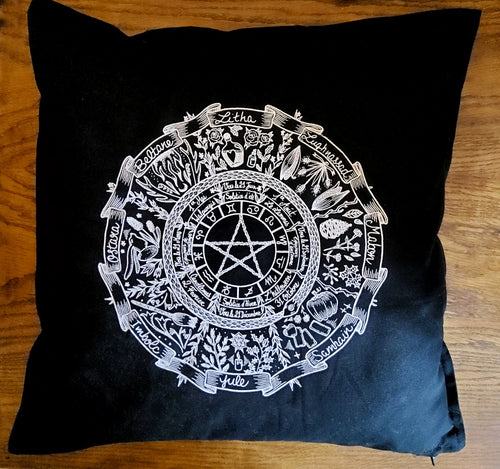Wheel of the Year Cushion Cover