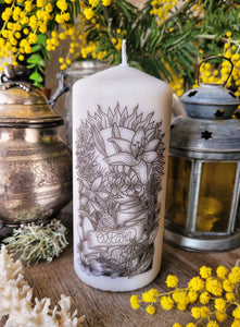 Bougie de sabbat Ostara