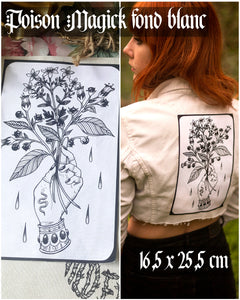 Patches to sew on the back of a jacket - 7 models to choose from